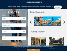 Tablet Screenshot of coldwellbanker.es